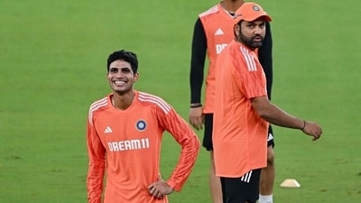 Shubman Gill, left, has succeeded Rohit Sharma (AFP) Shubman Gill, left, has succeeded Rohit Sharma (AFP)