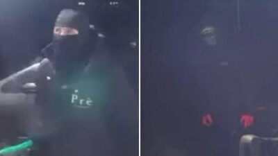 Police have released images of two masked men. (Sussex police) Police have released images of two masked men. (Sussex police)