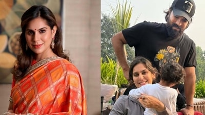 Upasana Kamineni; with her family Upasana Kamineni; with her family