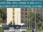 AAI officials said the Hindon airport handles around 5,000–6,000 passengers daily but has only two parking bays for aircraft, causing backlog when flights overlap or get delayed. (Sakib Ali/HT Photo)