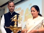Delhi Chief Minister Rekha Gupta lit the lamp during the Valmiki Jayanti program at Delhi Secretariat, in New Delhi on Monday. Delhi Chief Minister Rekha Gupta lit the lamp during the Valmiki Jayanti program at Delhi Secretariat, in New Delhi on Monday.