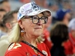 Donna Kelce looks on before the game between the Jacksonville Jaguars and the Kansas City Chiefs at EverBank Stadium on October 06, 2025 in Jacksonville, Florida. Donna Kelce looks on before the game between the Jacksonville Jaguars and the Kansas City Chiefs at EverBank Stadium on October 06, 2025 in Jacksonville, Florida.