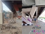 Arun Pai, founder of Bangalore Walks, shared a video on Monday showcasing the transformation of the once debris-filled space into a clean, freshly painted corner. Arun Pai, founder of Bangalore Walks, shared a video on Monday showcasing the transformation of the once debris-filled space into a clean, freshly painted corner.