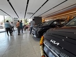 A Kia India showroom in Mumbai. A Kia India showroom in Mumbai.