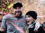 Taylor Swift has chosen not to perform at the Super Bowl halftime show, stating her decision is not linked to her fiancé, Travis Kelce. (AP Photo/Ashley Landis, File)(AP)