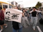 Demonstrators take part in an anti-government protest in Ecuador Demonstrators take part in an anti-government protest in Ecuador
