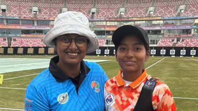 Archer Deepika Kumari (left). (HT) Archer Deepika Kumari (left). (HT)