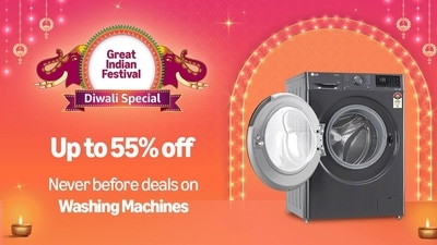 Amazon Diwali Dhamaka Sale offers are unmissable! Grab more than 50% off on automatic washing machines