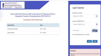 IBPS PO Prelims Result 2025: Scorecard released at ibps.in, direct link to check here IBPS PO Prelims Result 2025: Scorecard released at ibps.in, direct link to check here