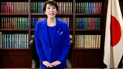 Sanae Takaichi is poised to become Japan's first female prime minister. (REUTERS)