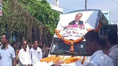 Police said the BJP leader was shot at around 10 pm on Monday (X/ani_digital) Police said the BJP leader was shot at around 10 pm on Monday (X/ani_digital)
