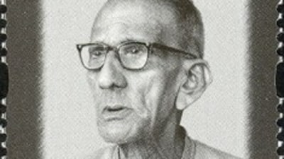 Prabodhankar Thackeray (born Keshav Sitaram Thackeray), died in 1973. He was a prolific writer and activist against superstitions and inequality. (Photo: India Post) Prabodhankar Thackeray (born Keshav Sitaram Thackeray), died in 1973. He was a prolific writer and activist against superstitions and inequality. (Photo: India Post)