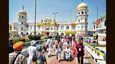 The main celebrations are planned for November 5 at Gurdwara Janam Asthan in Nankana Sahib. (File) The main celebrations are planned for November 5 at Gurdwara Janam Asthan in Nankana Sahib. (File)