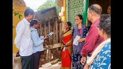 The survey, being carried out by the State Commission for Backward Classes, has so far covered about 10.9 million households, or nearly 80%of the state’s population. (PTI) The survey, being carried out by the State Commission for Backward Classes, has so far covered about 10.9 million households, or nearly 80%of the state’s population. (PTI)