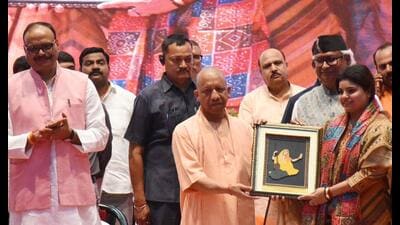 Uttar Pradesh chief minister Yogi Adityanath at an event marking birth anniv of late MLA DP Bora in Lucknow. (HT photo) Uttar Pradesh chief minister Yogi Adityanath at an event marking birth anniv of late MLA DP Bora in Lucknow. (HT photo)