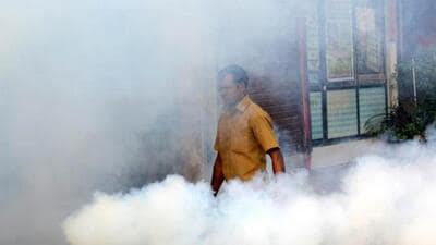 With the ongoing strike, fogging, spraying, and tank inspections have been halted. (Photo for representation) With the ongoing strike, fogging, spraying, and tank inspections have been halted. (Photo for representation)