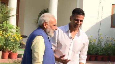 In 2019, Akshay Kumar interviewed Prime Minister Narendra Modi at 7 Lok Kalyan Marg, the residence of the Prime Minister in Delhi.