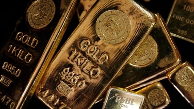 Gold prices, which trends higher during times of uncertainty and low interest-rate environments, has climbed 51% so far this year. (Reuters)