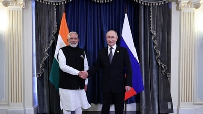 PM Modi invited President Vladimir Putin for the 23rd India-Russia Annual Summit later this year. (Reuters)