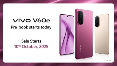 Vivo V60e 5G flaunts a new camera design and upgraded 200MP main camera. (Vivo)