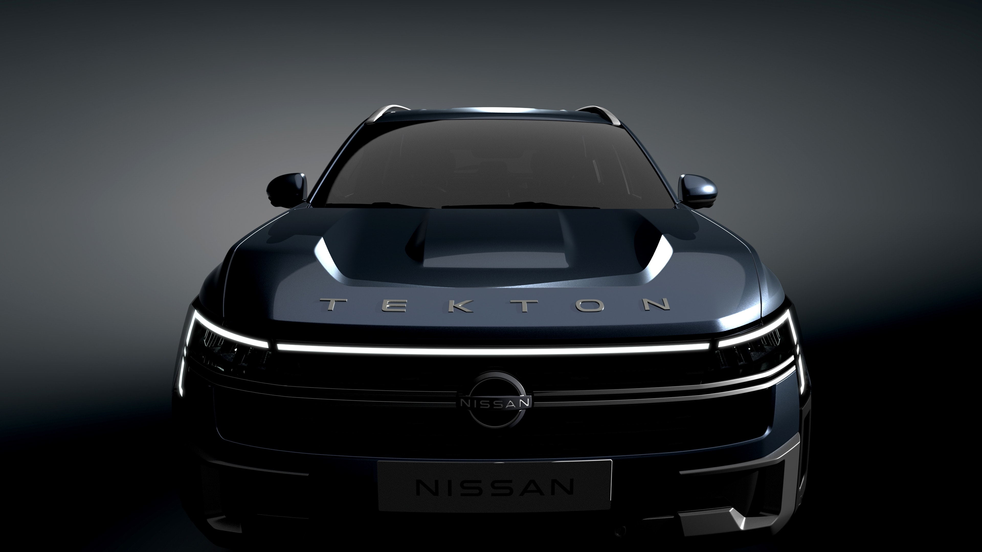 Nissan Tekton's design is inspired by the Patrol which is being sold overseas. Nissan Tekton's design is inspired by the Patrol which is being sold overseas.
