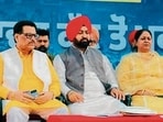 Cabinet minister Tarunpreet Singh Sond at an event for inauguration of power infrastructure in Ludhiana. (HT Photo) Cabinet minister Tarunpreet Singh Sond at an event for inauguration of power infrastructure in Ludhiana. (HT Photo)