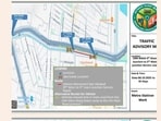 The affected stretch runs from the 9th Main Road Junction to the 5th Main Road Junction.