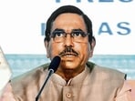 Minister of New and Renewable Energy Government of India, Pralhad Joshi addresses the 8th International Solar Alliance Assembly at the Ashok Hotel, in New Delhi on Wednesday. (ANI) Minister of New and Renewable Energy Government of India, Pralhad Joshi addresses the 8th International Solar Alliance Assembly at the Ashok Hotel, in New Delhi on Wednesday. (ANI)