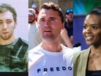 Tyler Robinson (L), Charlie Kirk and Candace Owens (R). Tyler Robinson (L), Charlie Kirk and Candace Owens (R).