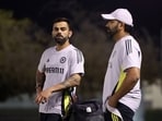 The road ahead is tricky for Virat Kohli, left, and Rohit Sharma The road ahead is tricky for Virat Kohli, left, and Rohit Sharma