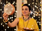 On Karwa Chauth, married women observe fasts and pray for the wellness of their husbands. On Karwa Chauth, married women observe fasts and pray for the wellness of their husbands.