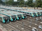 PM Narendra Modi inaugurated Phase 2B of the Mumbai Metro Line-3, stretching from Acharya Atre Chowk to Cuffe Parade, constructed at a cost of <span class='webrupee'>₹</span>12,200 crore. PM Narendra Modi inaugurated Phase 2B of the Mumbai Metro Line-3, stretching from Acharya Atre Chowk to Cuffe Parade, constructed at a cost of <span class='webrupee'>₹</span>12,200 crore.