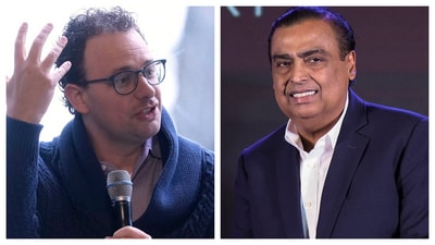 Anthropic AI CEO Dario Amodei and Reliance Industries Chairman Mukesh Ambani are likely to meet in Mumbai this week. (AP/PTI) Anthropic AI CEO Dario Amodei and Reliance Industries Chairman Mukesh Ambani are likely to meet in Mumbai this week. (AP/PTI)