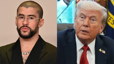 Donald Trump blasted the NFL's decision to feature Bad Bunny as the halftime performer. (AFP and AP/PTI) Donald Trump blasted the NFL's decision to feature Bad Bunny as the halftime performer. (AFP and AP/PTI)