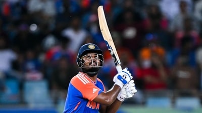 Sanju Samson during India's Asia Cup campaign. (AFP) Sanju Samson during India's Asia Cup campaign. (AFP)