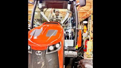 Haryana chief minister Nayab Singh Saini visits Kubota Corporation tractor plant, in Osaka, on Wednesday. (ANI) Haryana chief minister Nayab Singh Saini visits Kubota Corporation tractor plant, in Osaka, on Wednesday. (ANI)