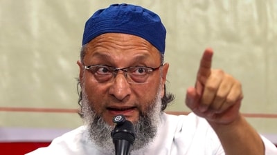 Pune: AIMIM chief Asaduddin Owaisi addresses a press conference, in Pune, Tuesday, Sept. 30, 2025. (PTI Photo)(PTI09_30_2025_000276A) (PTI)