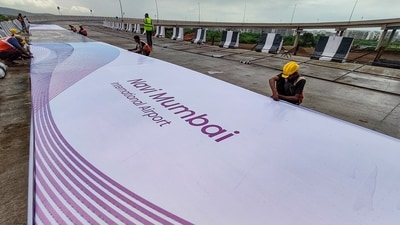 The Navi Mumbai International Airport has a runway length of 3,700 meters and will eventually handle 90 million passengers annually. It also has a cargo capacity of 3.25 million metric tonnes. (PTI)