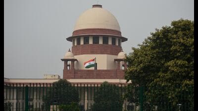 The Supreme Court is currently grappling with a crushing caseload of over 80,000 cases, with subordinate courts under even greater strain. (HT Archive) The Supreme Court is currently grappling with a crushing caseload of over 80,000 cases, with subordinate courts under even greater strain. (HT Archive)