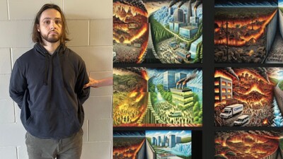Jonathan Rinderknecht reportedly used ChatGPT to generate a “dystopian” image depicting a burning city. (X/ Acting U.S. Attorney Bill Essayli) Jonathan Rinderknecht reportedly used ChatGPT to generate a “dystopian” image depicting a burning city. (X/ Acting U.S. Attorney Bill Essayli)