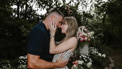Travis Kelce reacts to fiancée Taylor Swift’s bold song Wood about him: ‘You’re misunderstanding…’ (Instagram/taylorswift) Travis Kelce reacts to fiancée Taylor Swift’s bold song Wood about him: ‘You’re misunderstanding…’ (Instagram/taylorswift)