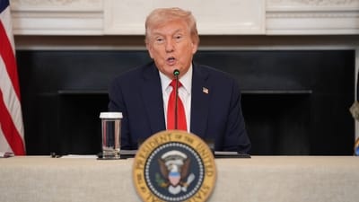 President Donald Trump speaks during a roundtable meeting on antifa in the State Dining Room at the White House (AP) President Donald Trump speaks during a roundtable meeting on antifa in the State Dining Room at the White House (AP)