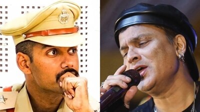 Assam Police Service (APS) officer Sandipan Garg and singer Zubeen Garg (right). Assam Police Service (APS) officer Sandipan Garg and singer Zubeen Garg (right).