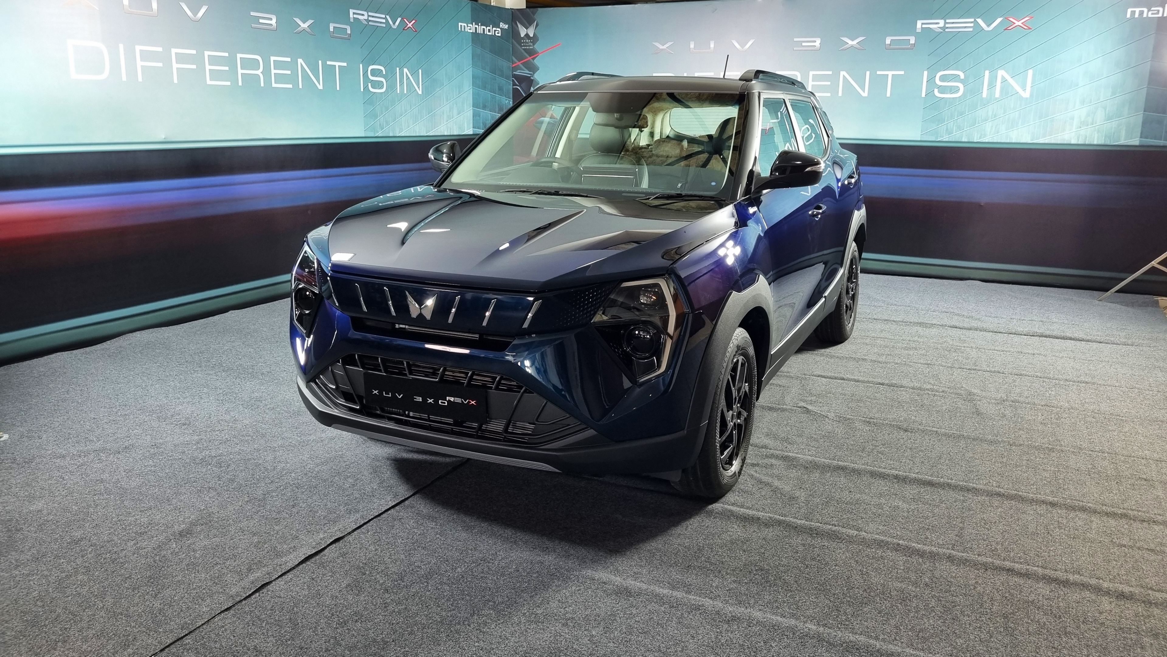 Mahindra XUV 3XO RevX is available in three trim choices. Mahindra XUV 3XO RevX is available in three trim choices.