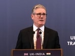 Keir Starmer, UK prime minister, during a news conference in Mumbai, India, on Thursday, Oct. 9, 2025. Indian Prime Minister Narendra Modi and Starmer pledged closer trade and defense ties on Thursday, as the two leaders seek to bolster their economies in the face of US tariffs. (Bloomberg) Keir Starmer, UK prime minister, during a news conference in Mumbai, India, on Thursday, Oct. 9, 2025. Indian Prime Minister Narendra Modi and Starmer pledged closer trade and defense ties on Thursday, as the two leaders seek to bolster their economies in the face of US tariffs. (Bloomberg)