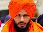 The unidentified caller warned him to stop making statements against Amritpal Singh and threatened to harm him and his family. (HT Photo)