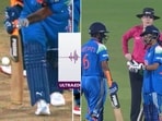 Deepti Sharma was dismissed for four runs Deepti Sharma was dismissed for four runs