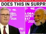UK PM Keir Starmer surprises India by greeting Prime Minister Modi in Hindi during a high-profile meeting. 