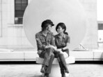 John Lennon and Yoko Ono.