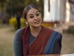Huma Qureshi in a still from Maharani Season 4.
